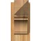 Ekena Millwork Olympic Arts & Crafts Rough Sawn Outlooker, Western Red Cedar, 6"W x 12"D x 12"H OUT06X12X12OLY03RWR - alternate 4